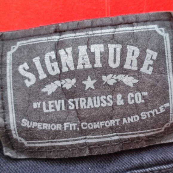 Signature by Levi Strauss jeans black skinny man's size 30x32 - Picture 5 of 9